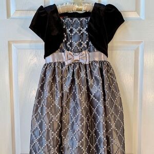 BLACK VELVET & TOOLE SPECIAL OCCASION DRESS S-12